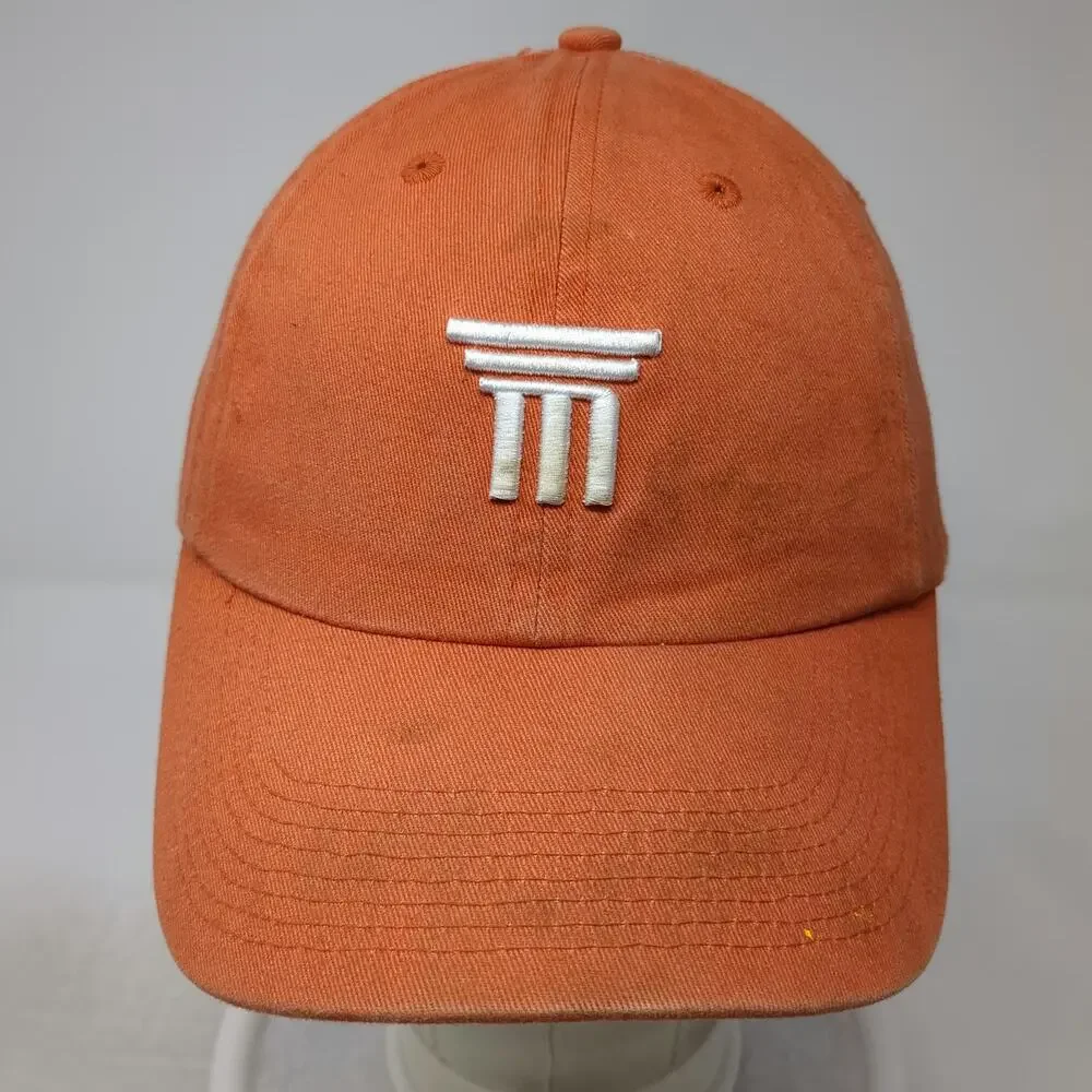 Hasco Promo Baseball Cap Orange One Size M Financial Group Embroidered Hat